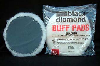 200MM LAMBSWOOL VELCRO PAD # BKD85V 